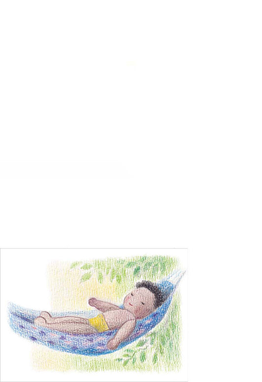 Postcard Taking a Nap