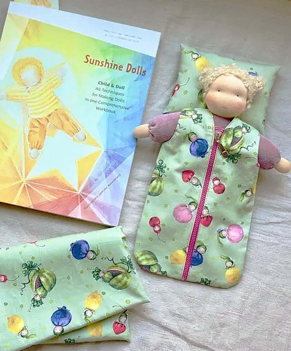 DIY kit MINI Cuddly Doll with Blond Hair 
